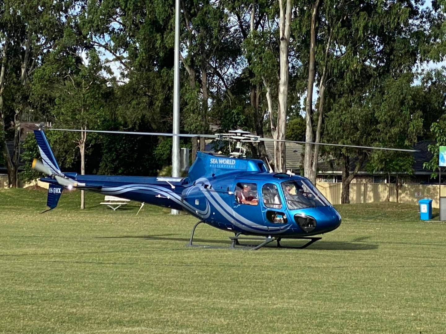 Coomera Colts Sea World Helicopter